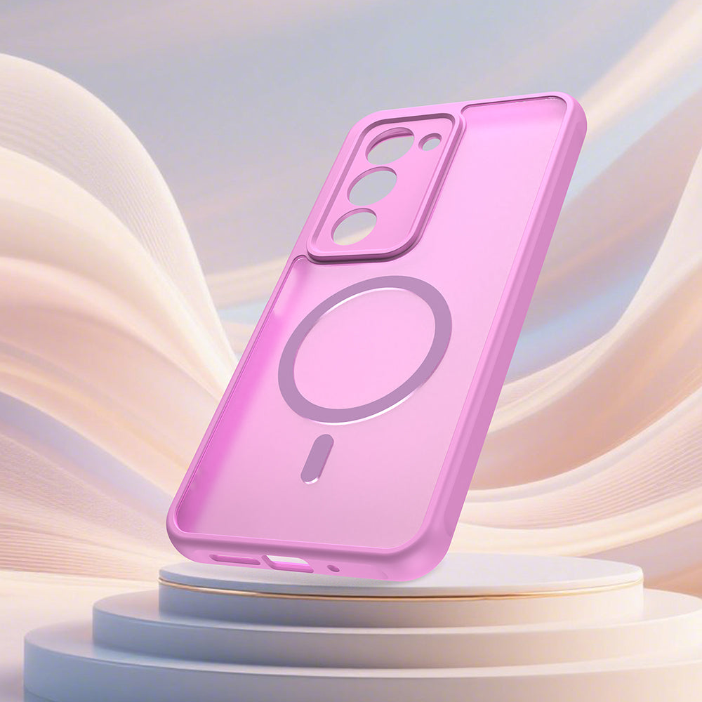 Ovitek MagSafe za Xiaomi Redmi 15 5G / 15 4G, Techsuit, HaloFrost II, Roza