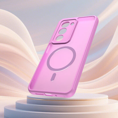 Ovitek MagSafe za Xiaomi Redmi 15 5G / 15 4G, Techsuit, HaloFrost II, Roza