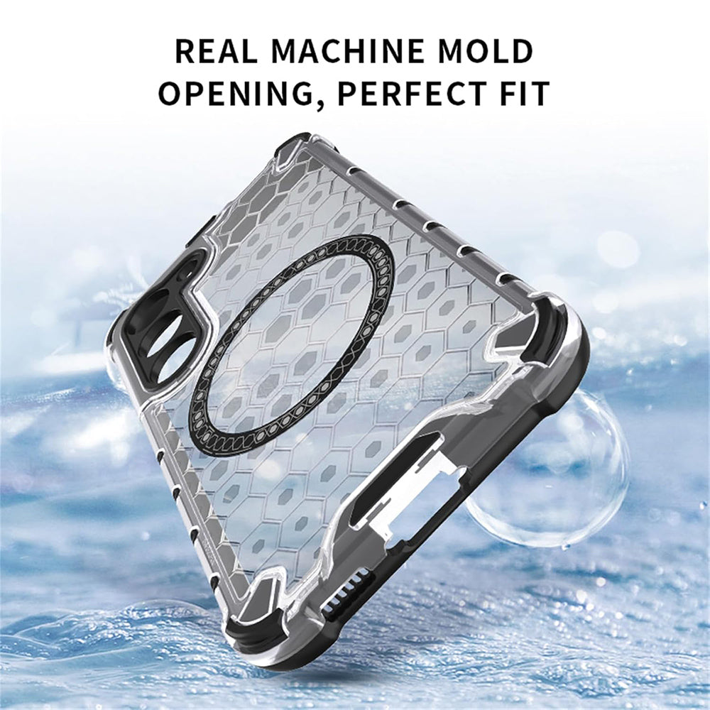 Ovitek MagSafe za Xiaomi Redmi 15 5G / 15 4G, Techsuit, HoneyComb Shield, Zelen