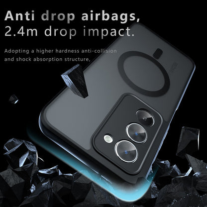 Ovitek MagSafe za Xiaomi Redmi 15 5G / 15 4G, Techsuit, PureFrost, Satenasto črn