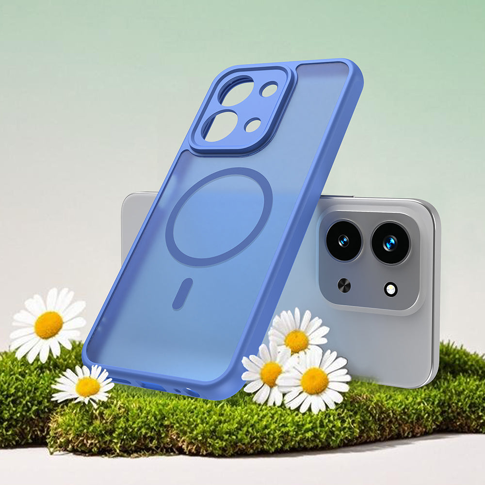 MagSafe Case for Xiaomi Redmi 15C 5G / 15C 4G, Techsuit, HaloFrost II, Blue