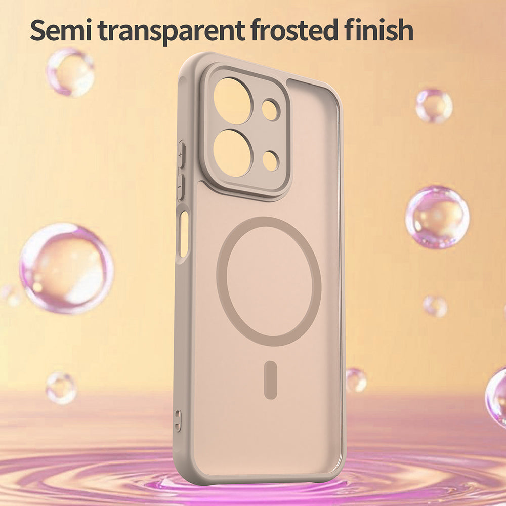 Ovitek MagSafe za Xiaomi Redmi 15C 5G / 15C 4G, Techsuit, HaloFrost II, Zlat.