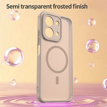 Ovitek MagSafe za Xiaomi Redmi 15C 5G / 15C 4G, Techsuit, HaloFrost II, Zlat.