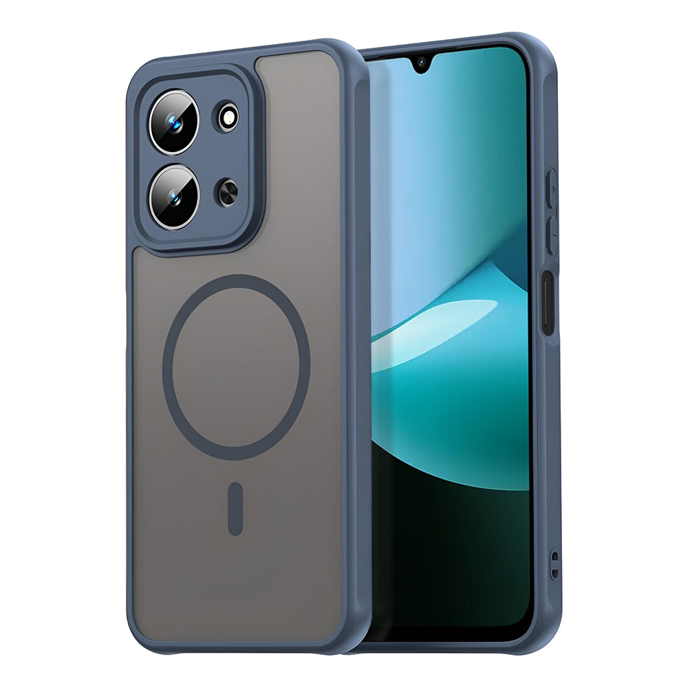 Ovitek MagSafe za Xiaomi Redmi 15C 5G / 15C 4G, Techsuit, HaloFrost II, Temno modra