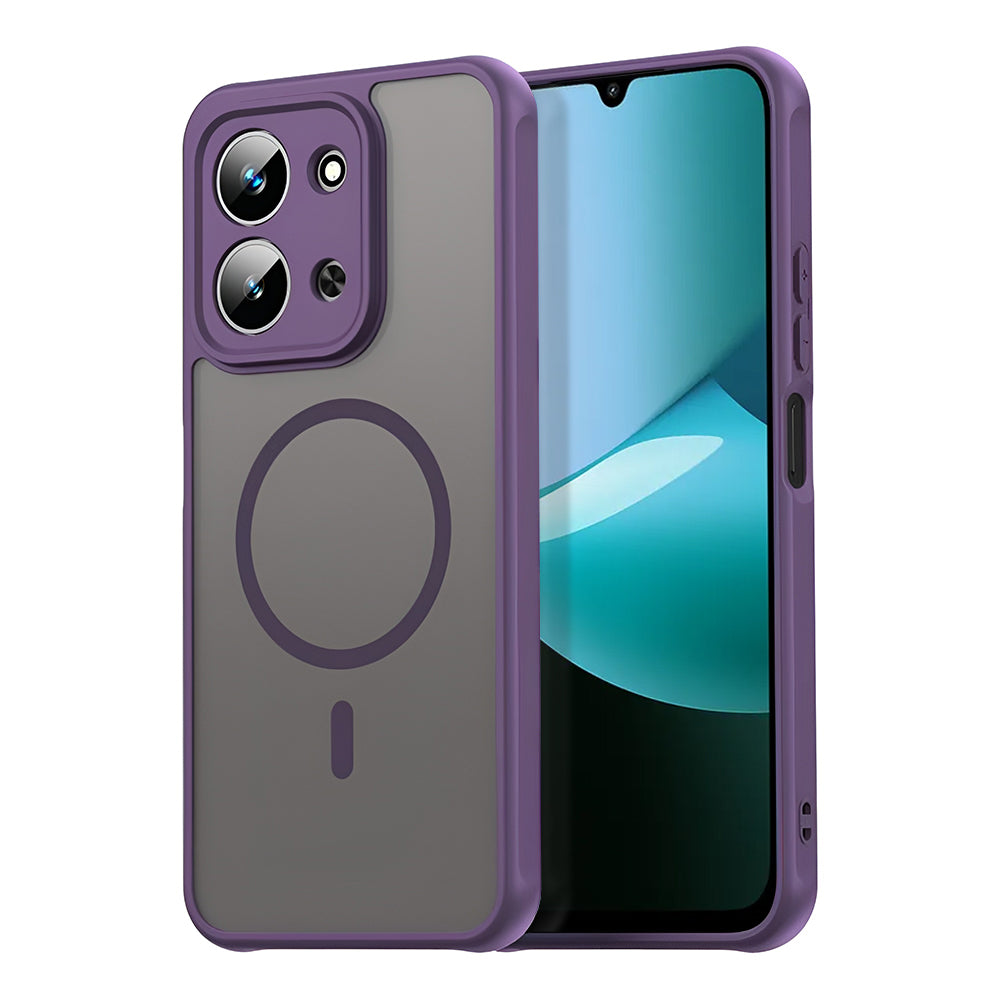 Ovitek MagSafe za Xiaomi Redmi 15C 5G / 15C 4G, Techsuit, HaloFrost II, Vijolična