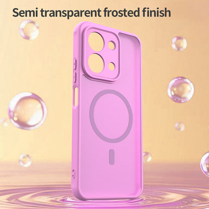 Ovitek MagSafe za Xiaomi Redmi 15C 5G / 15C 4G, Techsuit, HaloFrost II, Roza