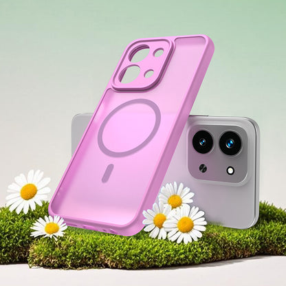 Ovitek MagSafe za Xiaomi Redmi 15C 5G / 15C 4G, Techsuit, HaloFrost II, Roza