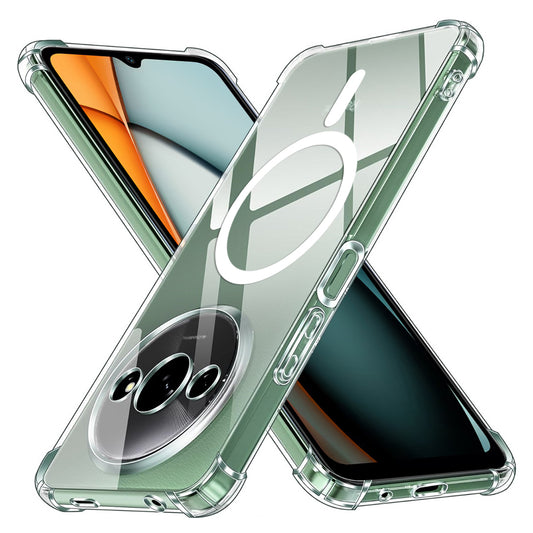 MagSafe ovitek za Xiaomi Redmi A3x / A3, Techsuit, odporen na udarce, prozoren