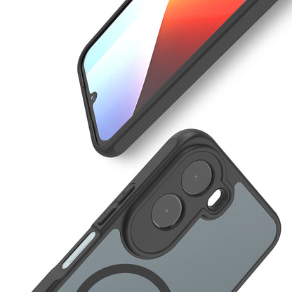 MagSafe ovitek za Xiaomi Redmi A7 Pro 4G, Techsuit, HaloFrost II, Črn