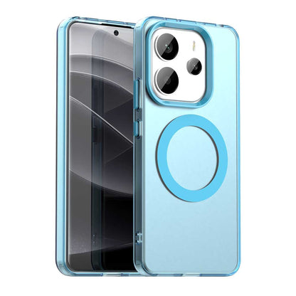 Ovitek MagSafe za Xiaomi Redmi Note 14 4G (Regional), Techsuit, CandyCase, Modra