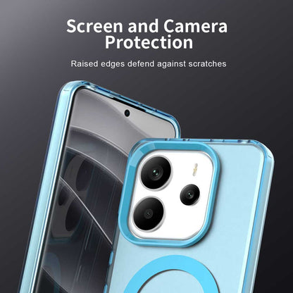 Ovitek MagSafe za Xiaomi Redmi Note 14 4G (Regional), Techsuit, CandyCase, Modra