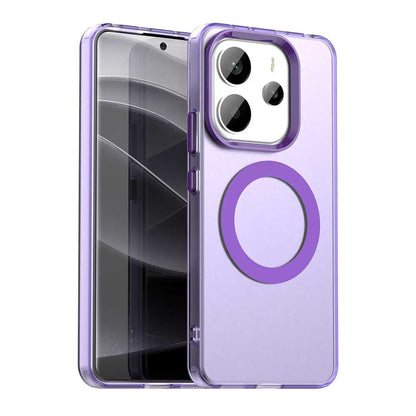 MagSafe ovitek za Xiaomi Redmi Note 14 4G (Regional), Techsuit, CandyCase, Vijolična