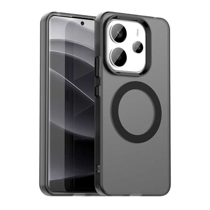 Ovitek MagSafe za Xiaomi Redmi Note 14 4G (Regional), Techsuit, CandyCase, Črn