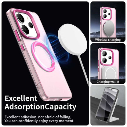 MagSafe ovitek za Xiaomi Redmi Note 14 4G (Regional), Techsuit, CandyCase, roza