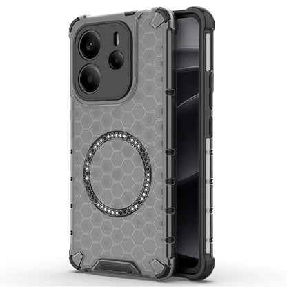 MagSafe ovitek za Xiaomi Redmi Note 14 4G (Regional), Techsuit, HoneyComb Shield, Črn