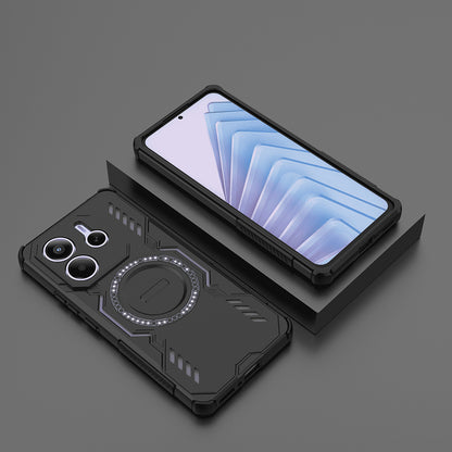 MagSafe ovitek za Xiaomi Redmi Note 14 5G, Techsuit, ArmorMag, Črn