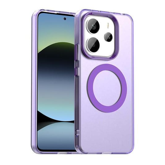 MagSafe ovitek za Xiaomi Redmi Note 14 5G, Techsuit, CandyCase, Vijoličen