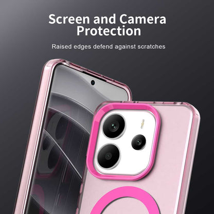 MagSafe ovitek za Xiaomi Redmi Note 14 5G, Techsuit, CandyCase, roza
