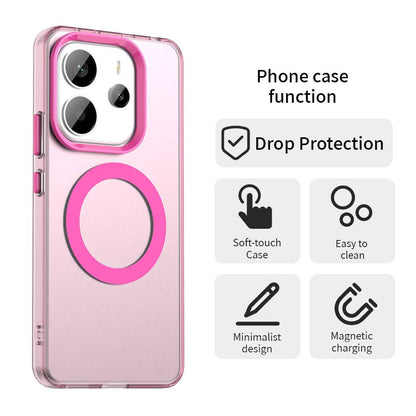 MagSafe ovitek za Xiaomi Redmi Note 14 5G, Techsuit, CandyCase, roza
