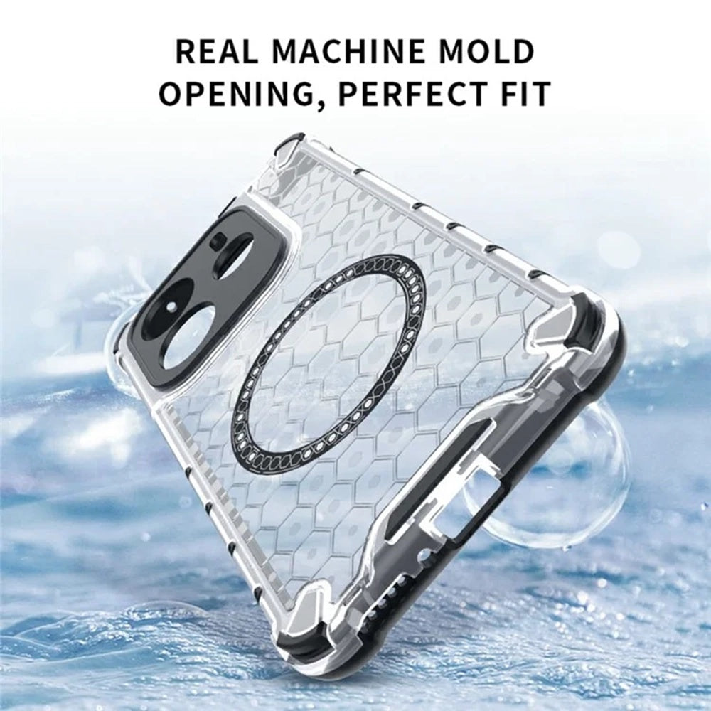 MagSafe ovitek za Xiaomi Redmi Note 14 5G, Techsuit, HoneyComb Shield, Črn