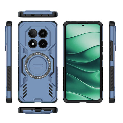 MagSafe ovitek za Xiaomi Redmi Note 14 Pro 4G, Techsuit, ArmorMag, modra