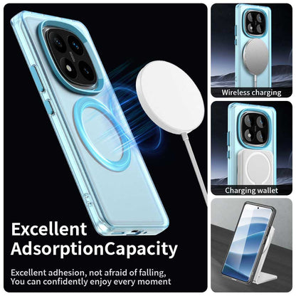 MagSafe ovitek za Xiaomi Redmi Note 14 Pro 4G, Techsuit, CandyCase, modra