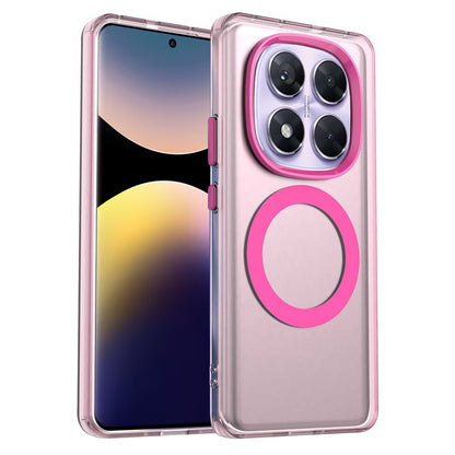 MagSafe ovitek za Xiaomi Redmi Note 14 Pro 4G, Techsuit, CandyCase, roza