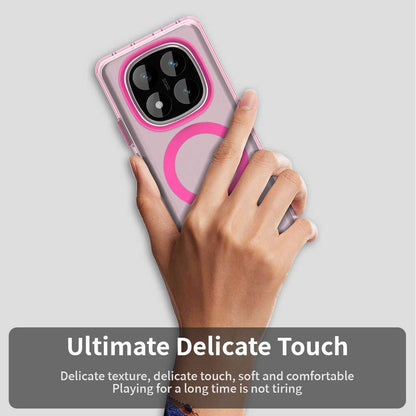 MagSafe ovitek za Xiaomi Redmi Note 14 Pro 4G, Techsuit, CandyCase, roza