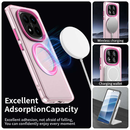MagSafe ovitek za Xiaomi Redmi Note 14 Pro 4G, Techsuit, CandyCase, roza