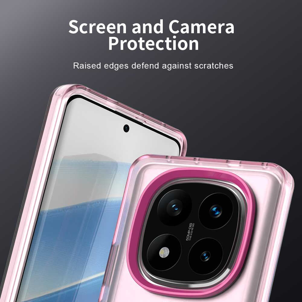 MagSafe ovitek za Xiaomi Redmi Note 14 Pro 4G, Techsuit, CandyCase, roza