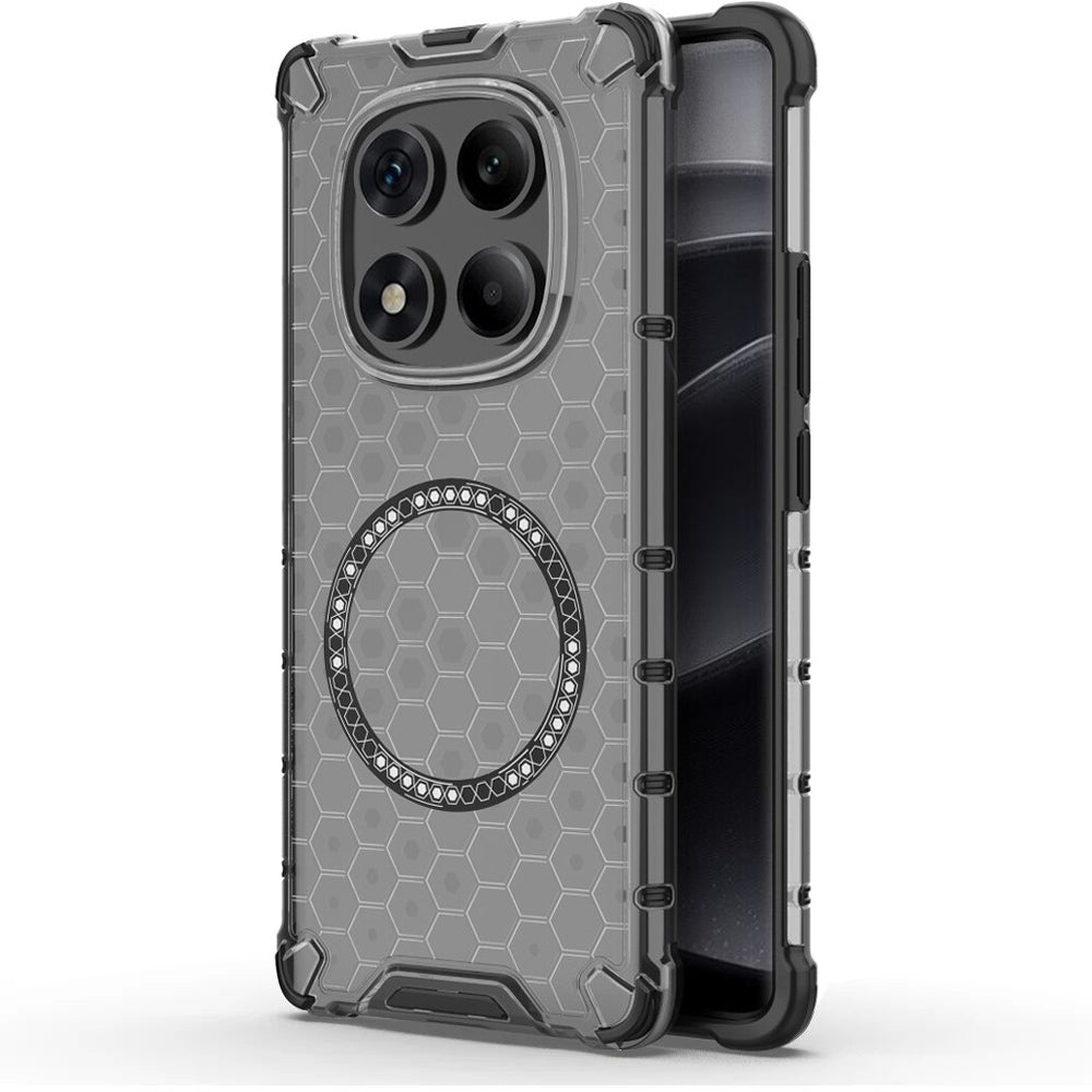 MagSafe ovitek za Xiaomi Redmi Note 14 Pro 4G, Techsuit, HoneyComb Shield, Črn