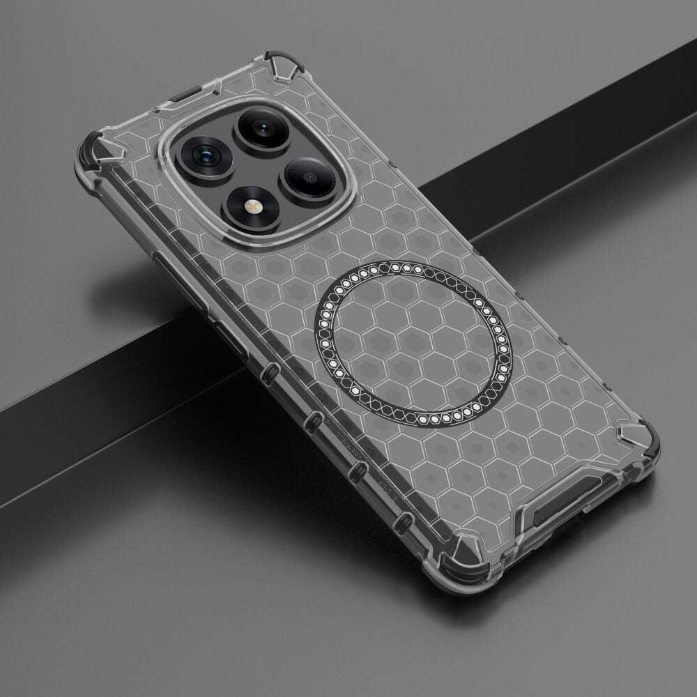MagSafe ovitek za Xiaomi Redmi Note 14 Pro 4G, Techsuit, HoneyComb Shield, Črn
