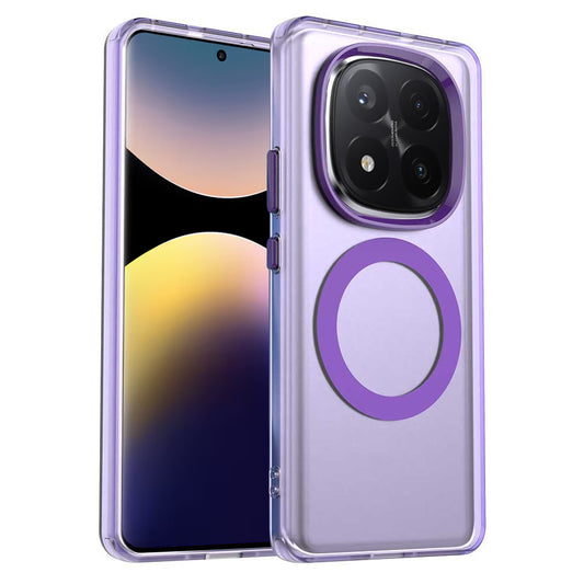 MagSafe ovitek za Xiaomi Redmi Note 14 Pro+ 5G, Techsuit, CandyCase, Vijoličen