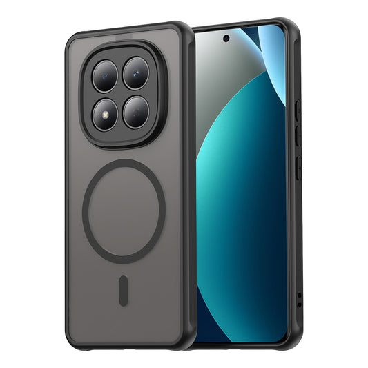 Ovitek MagSafe za Xiaomi Redmi Note 15 Pro 4G, Techsuit, HaloFrost II, Črn