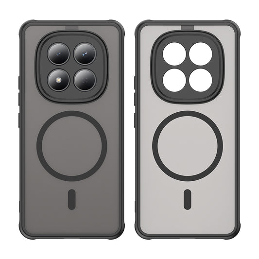 Ovitek MagSafe za Xiaomi Redmi Note 15 Pro 4G, Techsuit, HaloFrost II, Črn