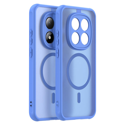 Ovitek MagSafe za Xiaomi Redmi Note 15 Pro 5G, Techsuit, HaloFrost II, Modra