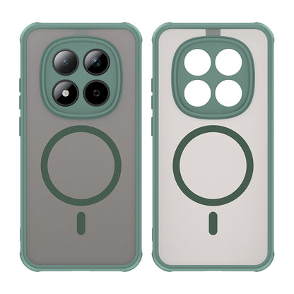 MagSafe Case for Xiaomi Redmi Note 15 Pro 5G, Techsuit, HaloFrost II, Green