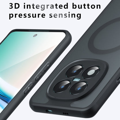 Ovitek MagSafe za Xiaomi Redmi Note 15 Pro 5G, Techsuit, PureFrost, Satenasto črn