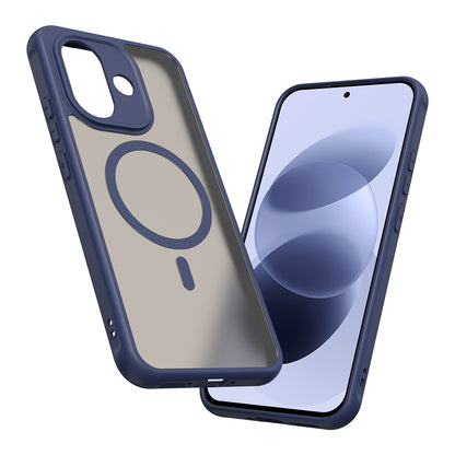 MagSafe ovitek za Xiaomi Redmi Note 17 4G / Note 17 5G, Techsuit, HaloFrost II, temno modra
