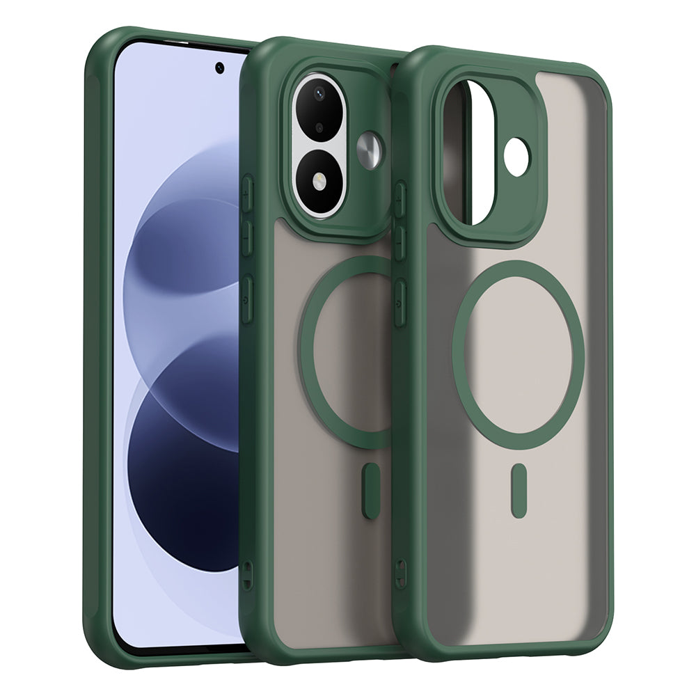 MagSafe Case for Xiaomi Redmi Note 17 4G / Note 17 5G, Techsuit, HaloFrost II, Green
