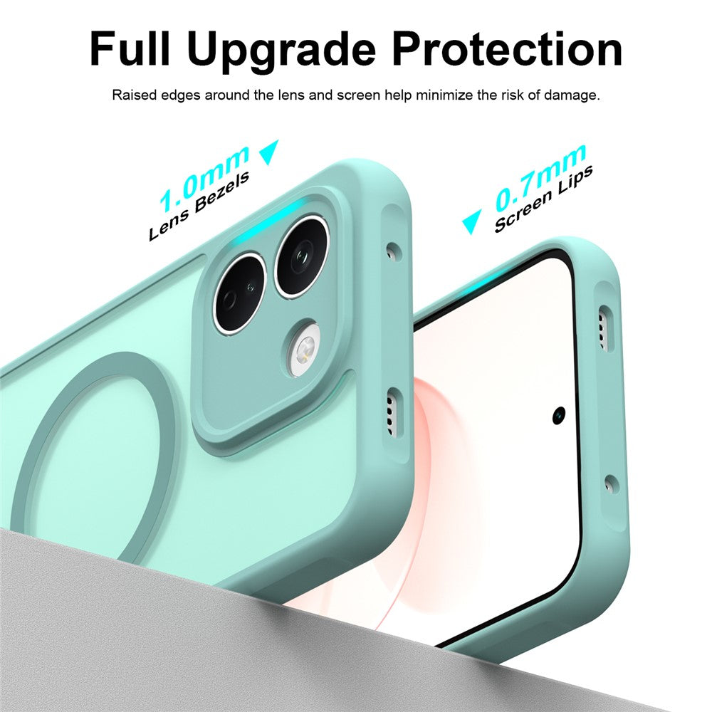 MagSafe ovitek za Xiaomi Redmi Note 17 Pro, Techsuit, HaloFrost II, svetlo zelena