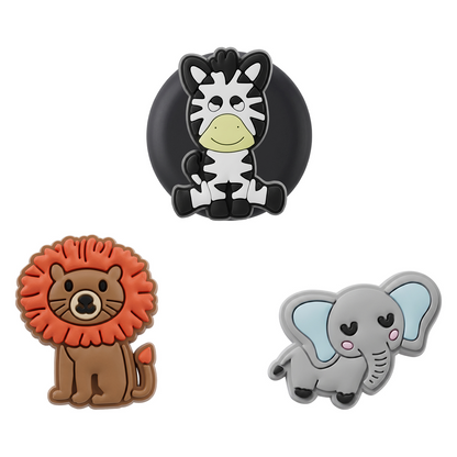 Ovitek OEM Zoo za Apple AirTag, komplet 3 kosi, večbarven