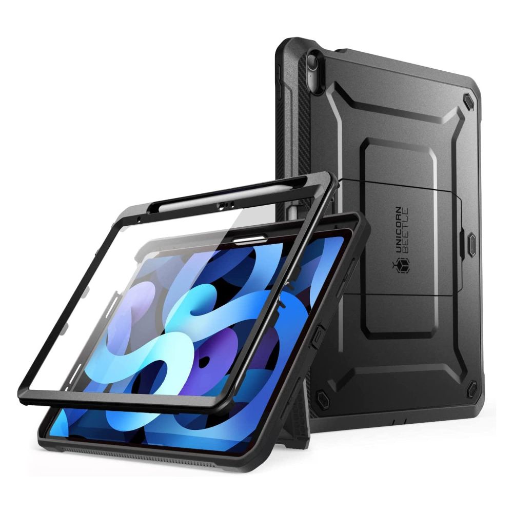 Ovitek za Apple iPad (2025) / iPad (2022), Supcase, Unicorn Beetle Pro, Črn