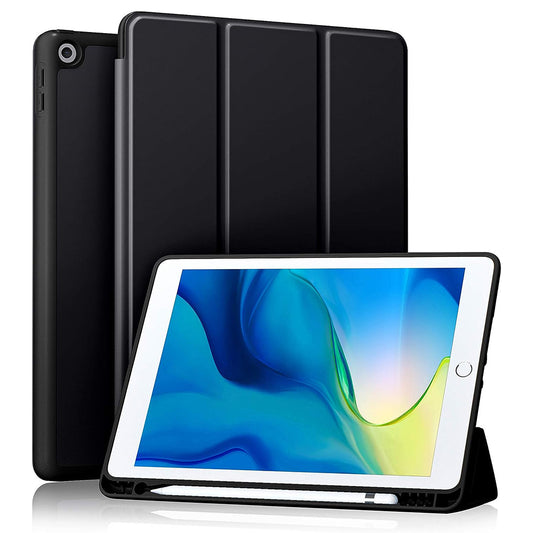 Case for Apple iPad 10.2 (2021) / 10.2 (2020) / 10.2 (2019), Techsuit, Flex Trifold, Black