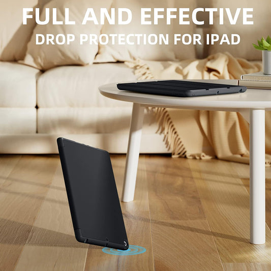 Case for Apple iPad 10.2 (2021) / 10.2 (2020) / 10.2 (2019), Techsuit, Flex Trifold, Black