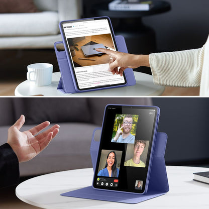 Ovitek za Apple iPad Pro 13 (2024), ESR, Rebound Hybrid, Vijolična