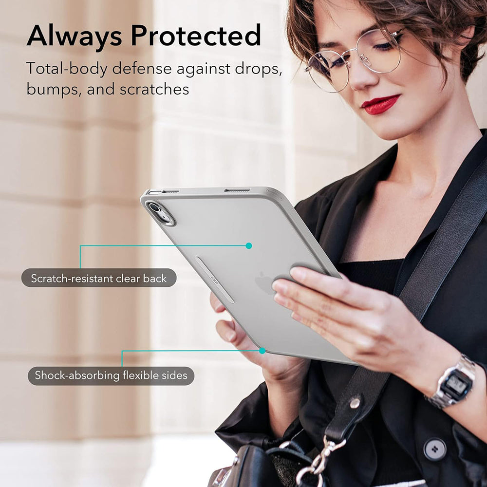 Ovitek za Apple iPad (2025) / (2022), ESR, Ascend Hybrid, Siv