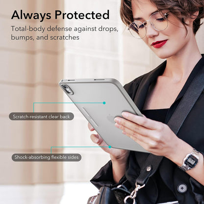 Ovitek za Apple iPad (2025) / (2022), ESR, Ascend Hybrid, Siv
