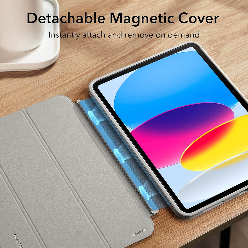 Ovitek za Apple iPad (2025) / (2022), ESR, Ascend Hybrid, Siv