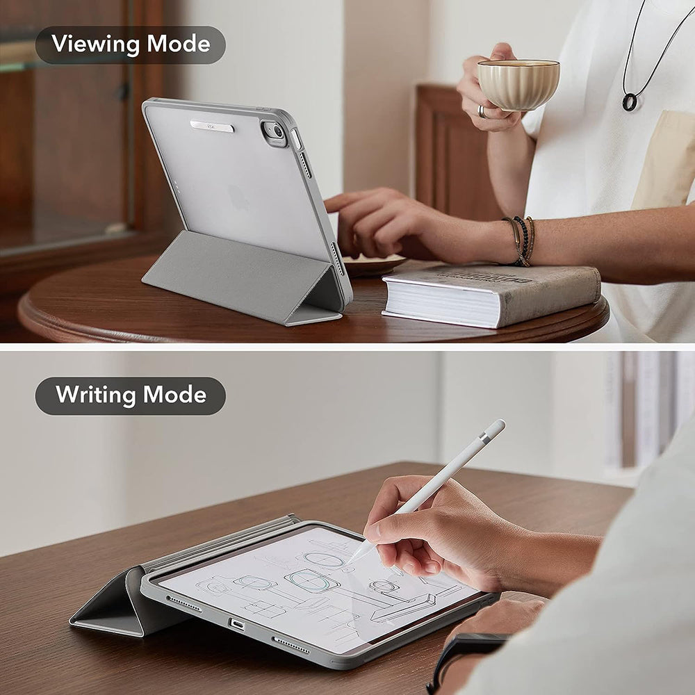 Ovitek za Apple iPad (2025) / (2022), ESR, Ascend Hybrid, Siv